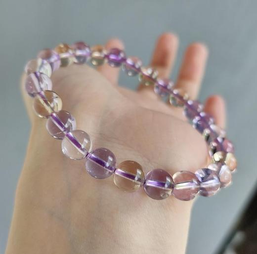 紫黄晶手串（圆面小） 商品图0