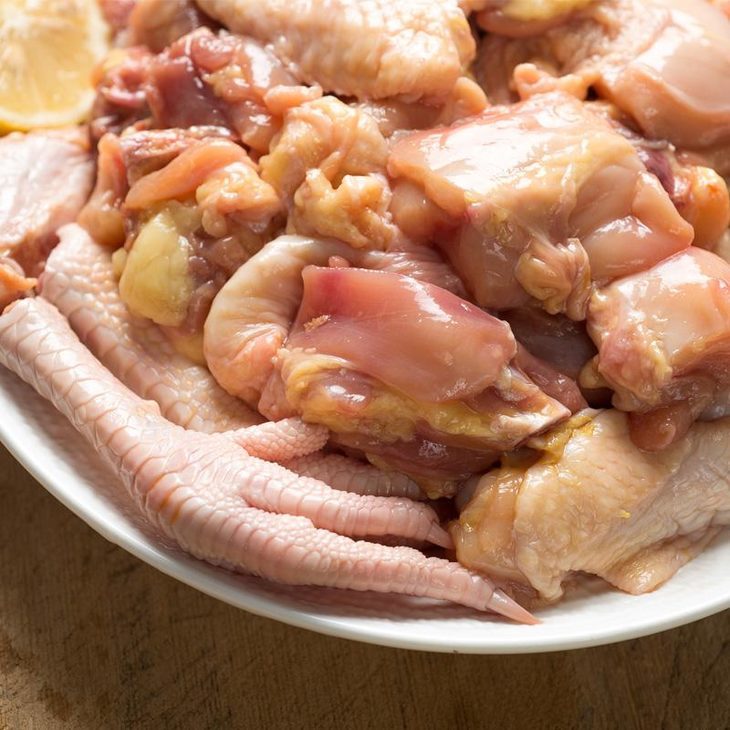 现杀散养白爪小公鸡225斤只