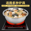 【厨房用品】304不锈钢汤盆深盆打蛋和面洗菜厚重幼儿园食堂饭菜盆 商品缩略图1