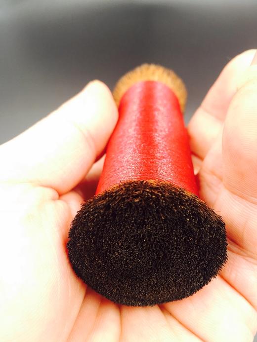 【拓片工具】粗矮型棕老虎篆刻印章拓边款、金石砖拓用棕刷 T009 商品图10