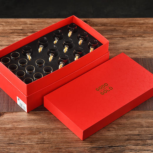 南京金陵金箔金箔藏金酒具 十壶十杯 商品图3