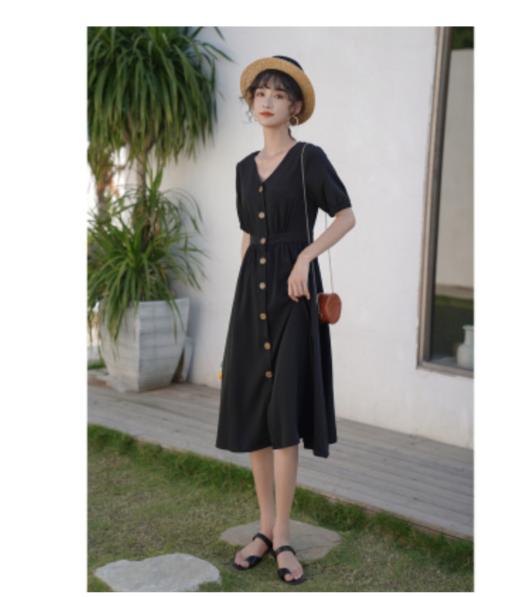 黑色连衣裙 商品图1