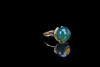 拱月 ·墨西哥蓝珀18K玫瑰金镶钻戒指 商品缩略图3