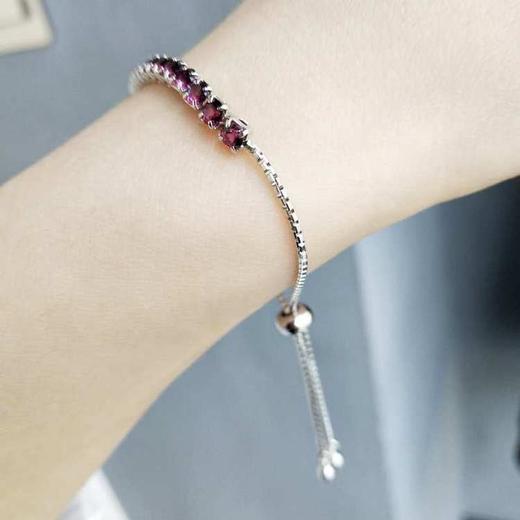 S925银石榴石手串 商品图0