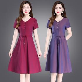 MQ-1157-2009夏新款气质修身显瘦收腰连衣裙YY