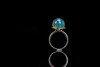 拱月 ·墨西哥蓝珀18K玫瑰金镶钻戒指 商品缩略图4