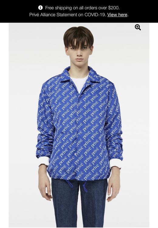 边伯贤同款蓝色夹克 商品图1