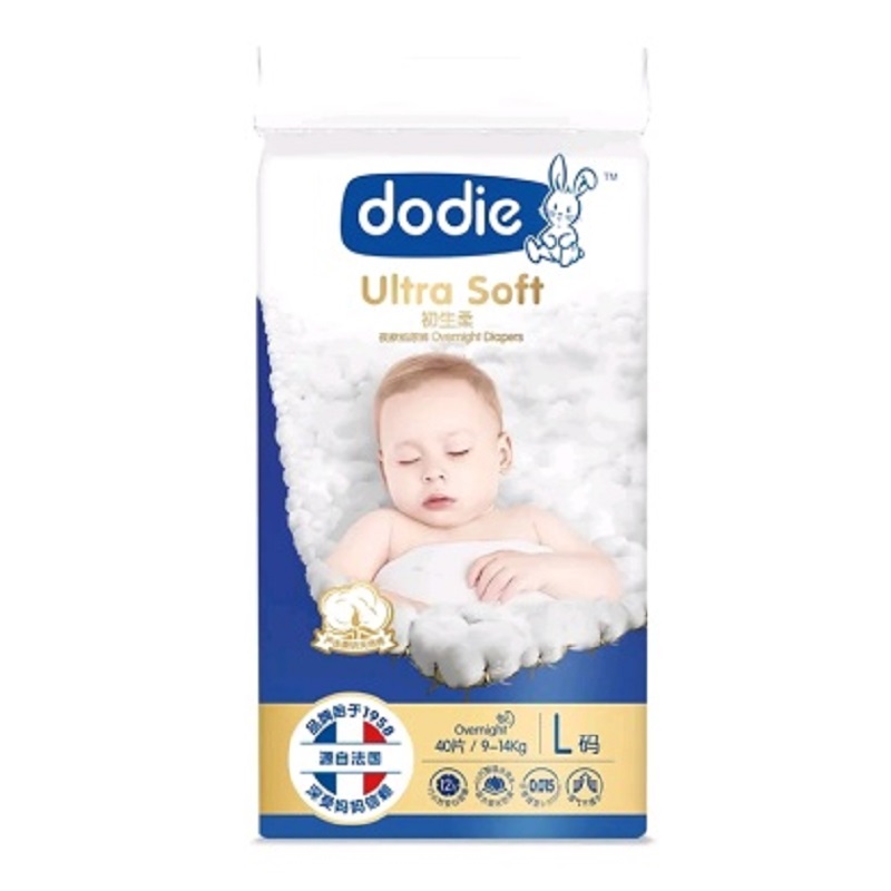 Dodie甜睡柔护夜款婴儿纸尿裤初生柔L40(无积分)JPY带授权招加盟代理