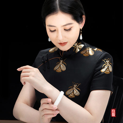 和田玉(羊脂玉)手镯--平安镯（圈口请备注留言） 商品图8