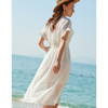 欧芮儿短袖V领雪纺连衣裙 商品缩略图1