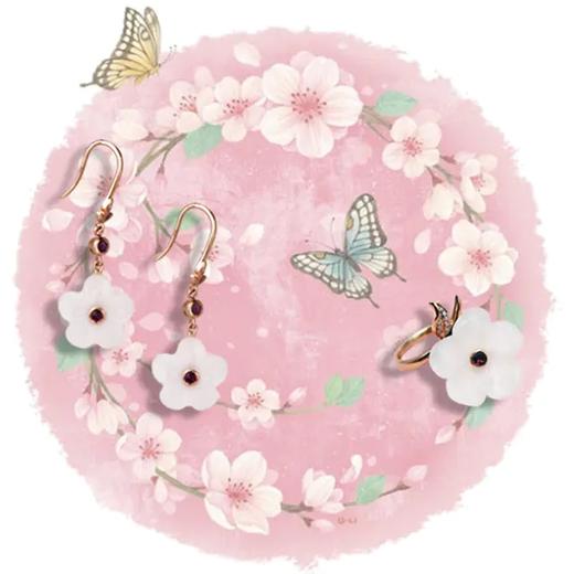 三生三世套装（戒指+耳饰，戒指二选一） 商品图5