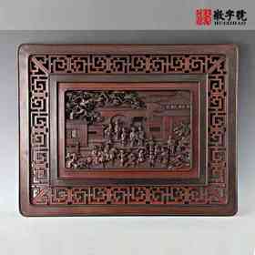 五福临门/喜报频传多款酸枝精框挂屏61*48cm