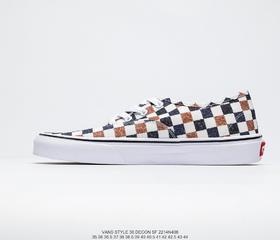 万斯Vans Style 36 Decon SF奶咖色棋盘格权志龙硫化休闲时尚百搭舒适滑板鞋