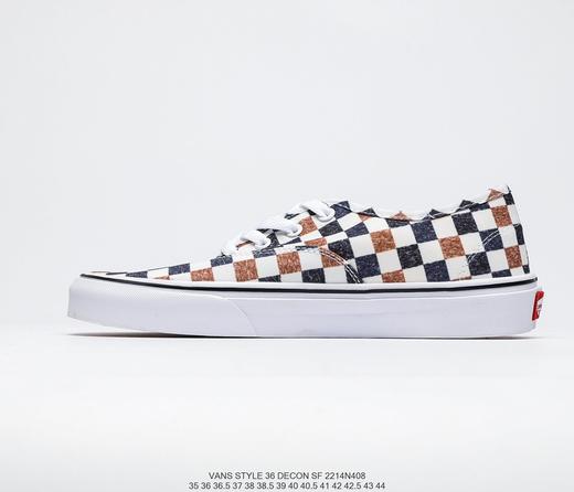 万斯Vans Style 36 Decon SF奶咖色棋盘格权志龙硫化休闲时尚百搭舒适滑板鞋 商品图0