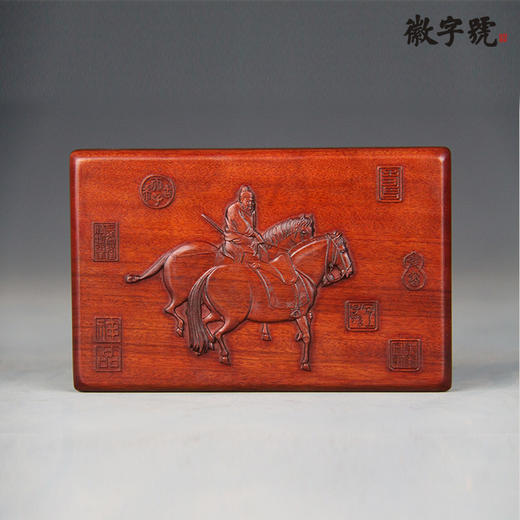 牧马图° 木雕书镇 商品图0