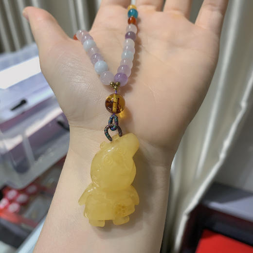 小猪佩奇蜜蜡项链 商品图1