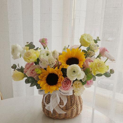 花艺 曦向日葵·花篮 商品图0