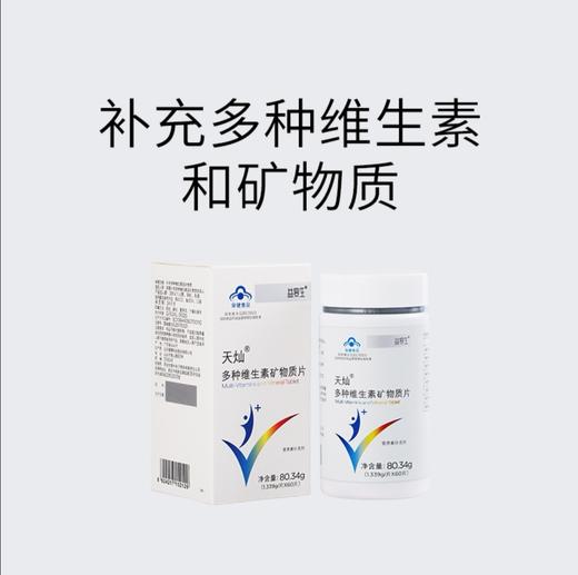 益复生天灿多种维生素矿物质片60粒 商品图0