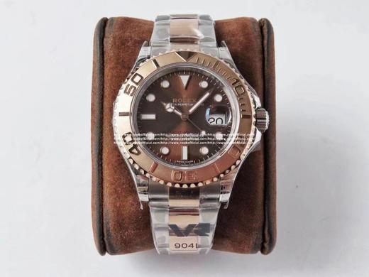 N 劳力士游艇名仕间玫金，采用同正品904钢材，40X13mm，2836自动机械机芯，搭配专柜正品一致的904精钢表壳表链，蓝宝石镜面，夜光表盘指针，折叠式表扣，防水大于50米 商品图4