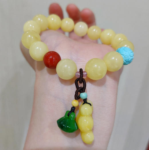 白蜜蜡手串 商品图0