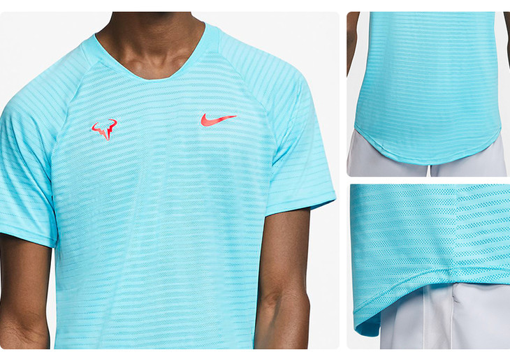 nike耐克纳达尔网球服2020法网新款网球t恤男短袖运动上衣ci9153445at