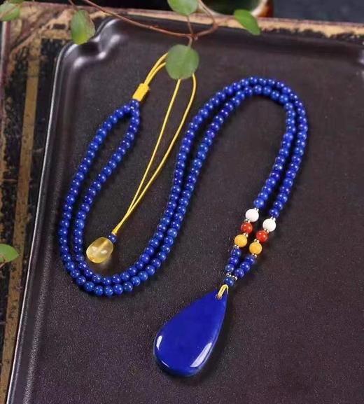 青金石水滴项链 商品图0