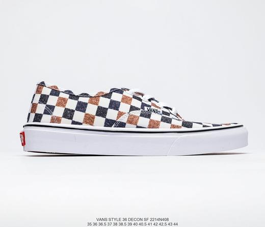 万斯Vans Style 36 Decon SF奶咖色棋盘格权志龙硫化休闲时尚百搭舒适滑板鞋 商品图3