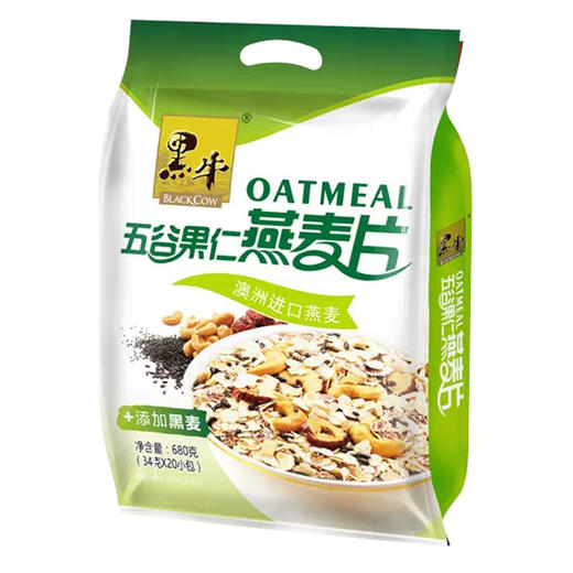 黑牛五谷果仁燕麦片680克
