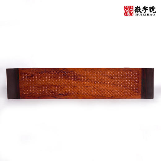 小编织纹°翘脚杯托 酸枝+紫光檀 商品图0