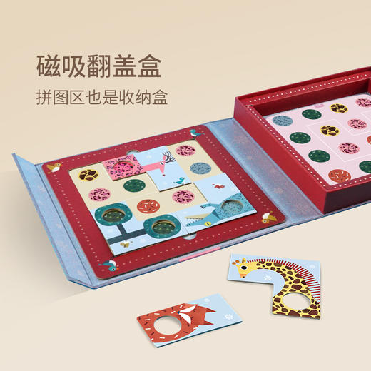 逻辑公园系列《动物大迁徙》《丛林印记》3-12岁儿童左右脑训练桌游 商品图4