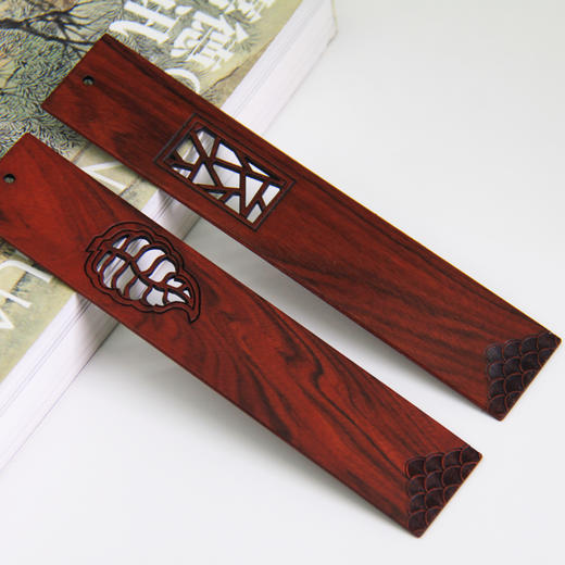 红木书签°单片/双片/可定制 商品图4