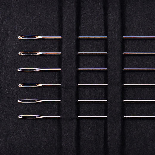 国产优质服装厂手工针C型大眼手缝针 大眼针  金、银鼻 商品图3