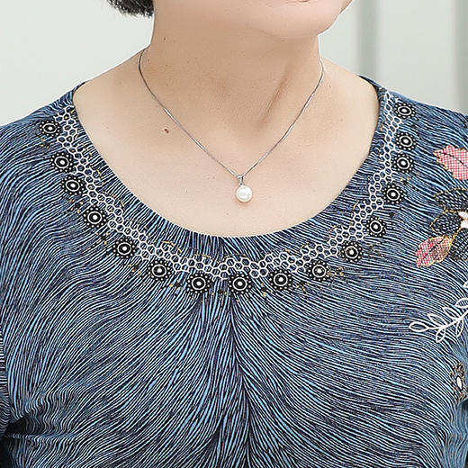 YC-910夏季奶奶装 装短袖T恤两件套装 商品图2