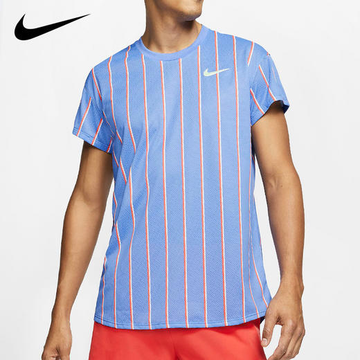nike耐克网球服运动t恤男2020法网圆领网球短袖上衣训练服ci9151100ci
