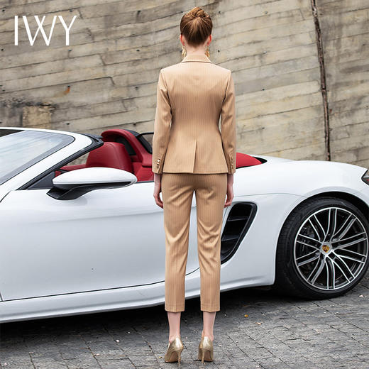 IWY/卡其色西装长裤半裙套装201020CPS1 商品图4