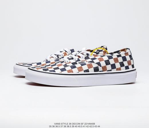 万斯Vans Style 36 Decon SF奶咖色棋盘格权志龙硫化休闲时尚百搭舒适滑板鞋 商品图7