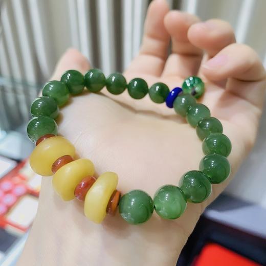 碧玉蜜蜡手串 商品图2