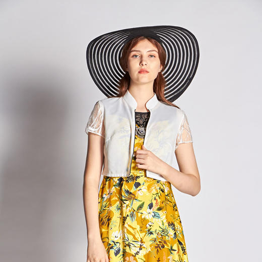 【伯妮斯茵】2S63431--黄色连衣裙--开花的果树--《燃烧的灵魂--梵高》 商品图1