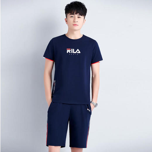 SP-9058DFSRE新款潮流时尚情侣短袖短裤休闲运动套装 商品图3