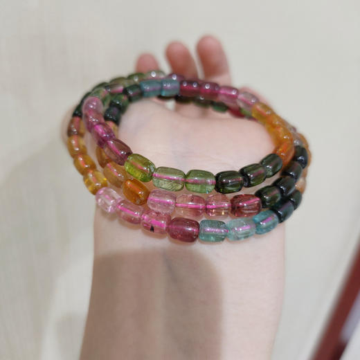 碧玺筒珠3圈手串 商品图3