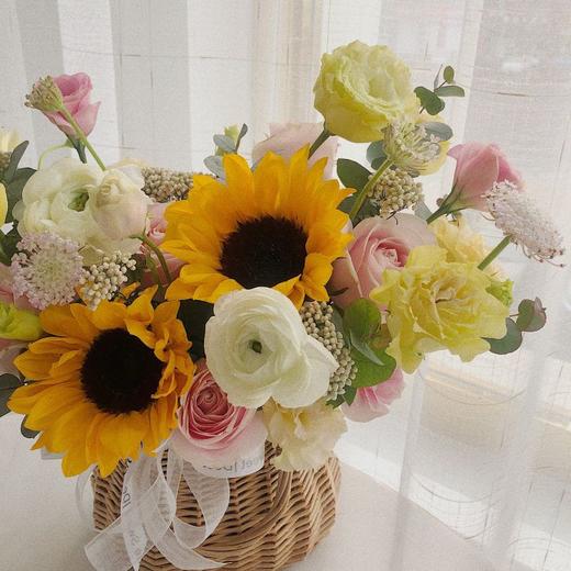 花艺 曦向日葵·花篮 商品图1