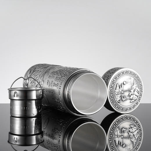 子佩集S999纯银内胆精工长城杯摆件【DLBJB001】长城泡茶杯206 商品图4