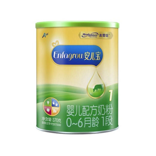 美赞臣五星草饲安儿宝婴儿配方奶粉1段370g