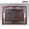 徽字号 红木雕刻酸枝唐寅山水挂屏 小屏风 工艺品摆件 商品缩略图0