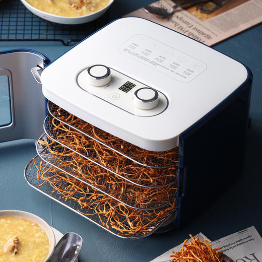 摩飞食物烘干机水果蔬风干机MR6255家用小型多功能宠物零食干果机 商品图3