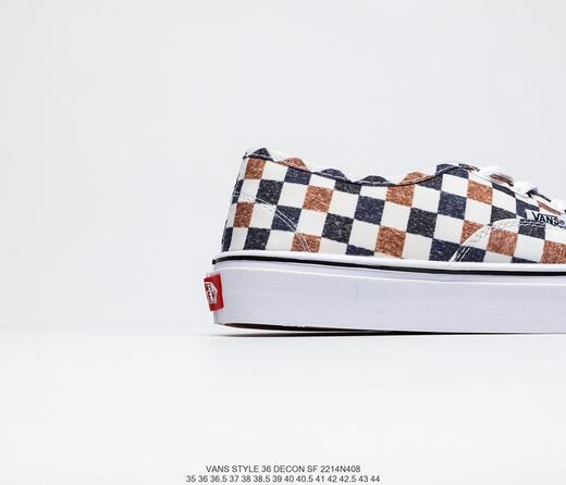 万斯Vans Style 36 Decon SF奶咖色棋盘格权志龙硫化休闲时尚百搭舒适滑板鞋 商品图2