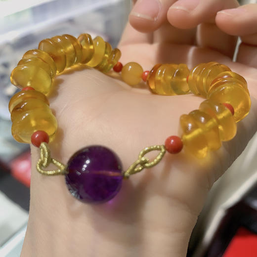 蜜蜡盘珠 商品图0