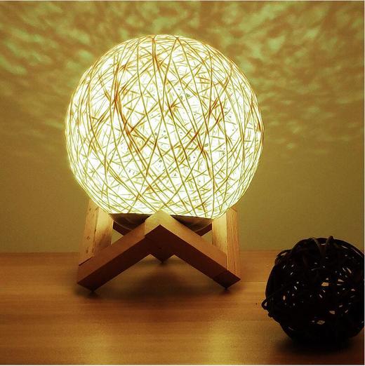 【LED小夜灯藤球灯插电创意】星空许愿台灯床头灯浪漫少女家居饰品礼物 商品图2
