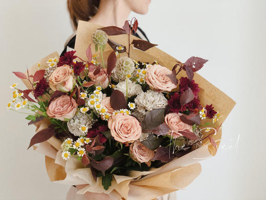 花艺 卡布奇诺复古·花束 商品图0