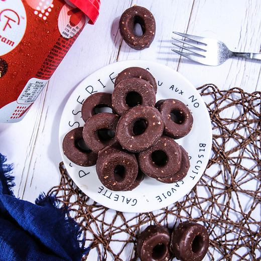 【多口味选择】奥雪圈我一下冰激凌402g/桶 (巧克力香草/巧克力香草) 商品图4